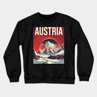 Eisriesenwelt Cave Austria Vintage Travel Retro Tourism Crewneck Sweatshirt